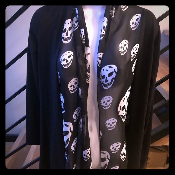 Sweaters - Skull Cardigan